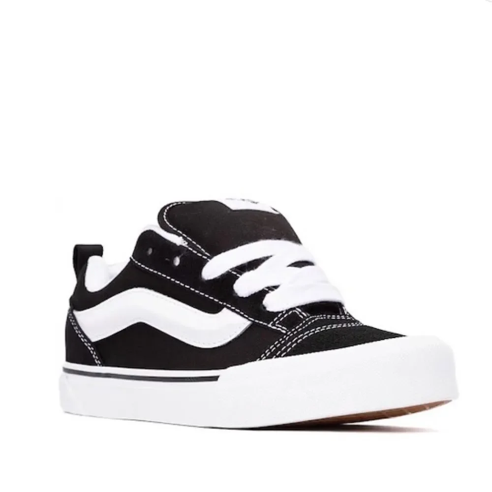 Vans Knu Skool Black and White Sneakers sz 3.5
